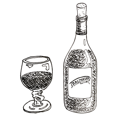 BALTHAZAR／ナチュールワイン・ワインのアテ（南蛮漬け）・アイスモナカ