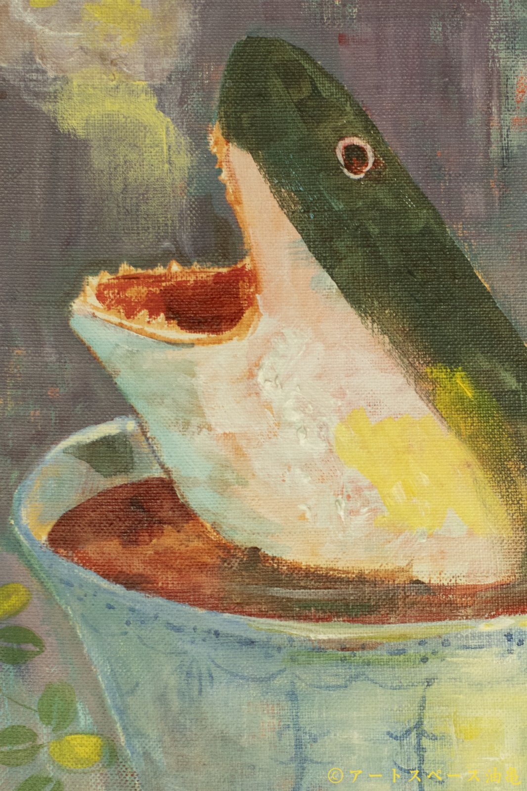 画像2: 田川亞希　絵画　シャークカフェ