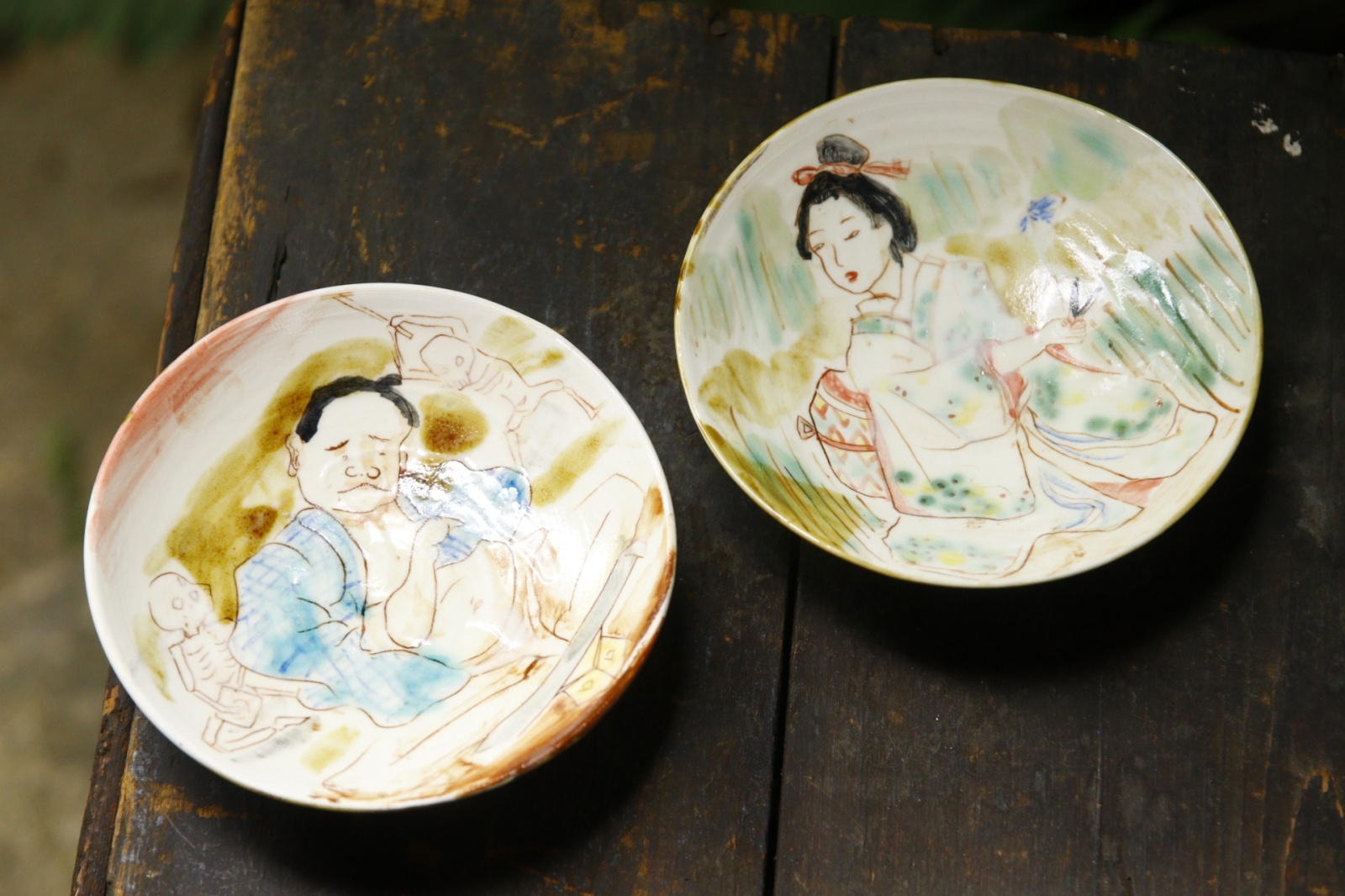 画像2: 田川亞希　浮世絵皿