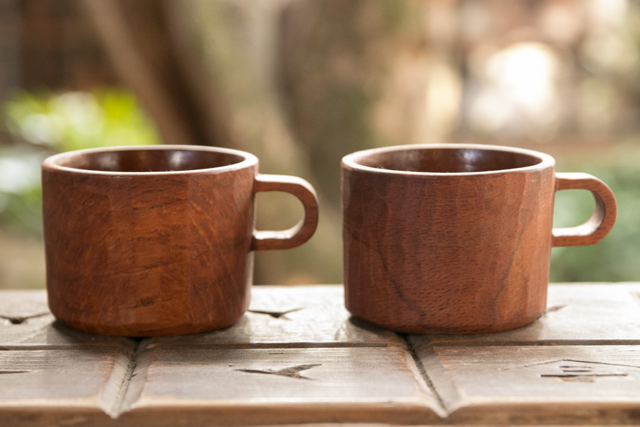画像1: たま木工　マグカップ（オキナワウラジロガシ）