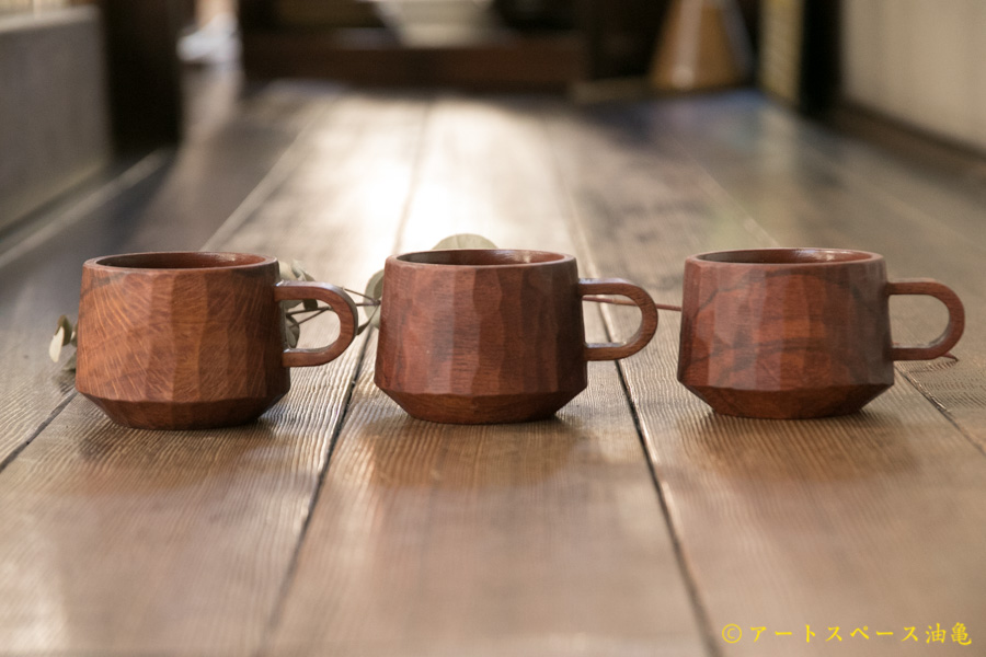 画像1: たま木工　マグカップ（オキナワウラジロガシ）