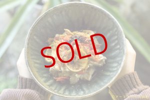 画像: 山本泰三　紺流し　６寸ボウル【アソート作品】