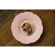 画像2: 大園篤志　輪花皿　八／ピンク  【アソート作品】 (2)