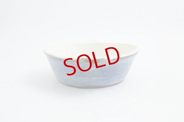 画像3: 八木橋昇「青白　楕円グラタン皿（耐熱陶器）」 (3)