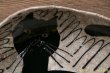 画像4: 増田光　白黒だえんカレー皿　ネコ (4)