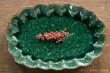 画像3: 工藤和彦　 緑粉引楕円輪花皿 【アソート作品】 (3)