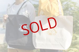 画像: カレーちゃん家 カレー大好きガールトートバッグ(BLACK)【レターパック対応商品】