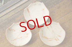 画像: 山村富貴子　備前　なかよし猫皿（大）　