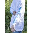 画像1: カレーちゃん家　カレー大好きガール　ロングTee（WHITE／BLUE）【レターパック対応商品】 (1)