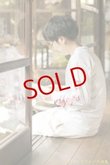 画像: カレーちゃん家　カレー大好きガール　ロングTee（WHITE／RED）【レターパック対応商品】