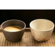 画像4: 古谷浩一　サビ釉　しのぎポタージュカップ【アソート作品】 (4)