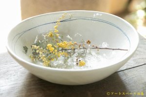 画像: 古谷浩一　ゴス線　楕円深鉢　大【アソート作品】