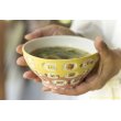 画像1: 浜坂尚子　手彫りお茶碗 (1)