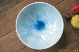 画像: 間美恵　亜鉛華結晶丸鉢皿