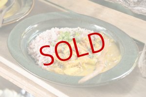 画像: 平沢崇義　緑　オーバルリム　大【アソート作品】　