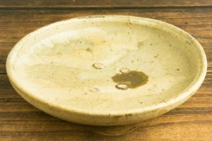 画像: 加地学「化粧灰釉銅釉　8寸深鉢」