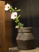 画像: 加地学　南蛮焼締　壺