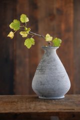 画像: 加地学　南蛮焼締　花生