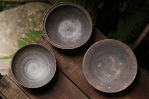 画像: 加地学　南蛮焼締　鉢
