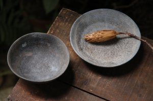 画像: 加地学　南蛮焼締　碗／皿