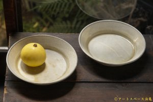 画像: 叶谷真一郎　灰粉引　7寸深皿【アソート作品】