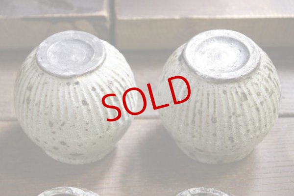 加藤祥孝 グレー粉引 塩壺 －作家もの陶器・うつわ・アートの