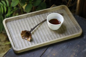 画像: かざはな　我谷盆　平盆　染色