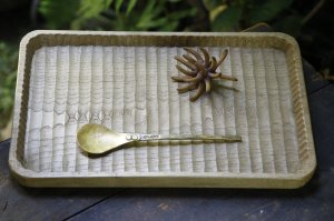 画像: かざはな　我谷盆　平盆　染色