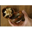 画像3: 北側雄一　窯変蕎麦釉　輪花豆鉢【アソート作品】 (3)