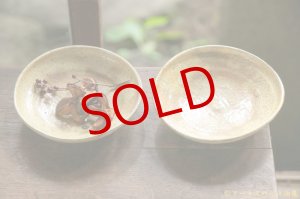 画像: 工藤和彦　黄粉引　５寸たわみ鉢