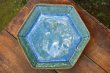 画像5: 工藤和彦　 緑粉引　六角皿 (5)