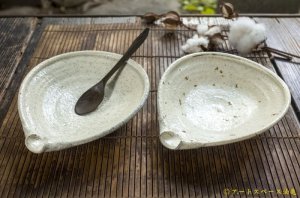 画像: 工藤和彦　 白樺ホワイト平片口７寸鉢