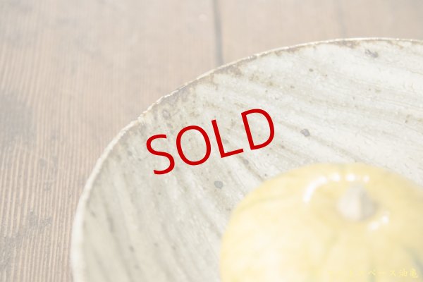 画像4: 工藤和彦　白樺刷毛目たわみ７寸皿 (4)