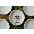 画像1: 江口香澄　白花豆皿　【アソート作品】 (1)