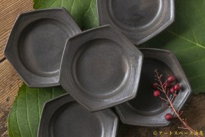 画像: 内山太朗　ヘキサゴン　豆皿　【アソート作品】