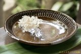 画像: 益子淳一　あめ釉しのぎカレー皿【アソート作品】