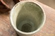 画像3: 馬渡新平　緑ヒビ粉引き　フリーカップ小 (3)