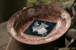 画像5: ヒヅミ峠舎　三浦圭司・三浦アリサ　染付多彩楕円皿「月桂の冠」 (5)