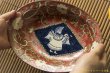 画像7: ヒヅミ峠舎　三浦圭司・三浦アリサ　染付多彩楕円皿「月桂の冠」 (7)