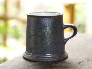 画像: ONE KILN　A MUG ／L　ash × white　【アソート作品】
