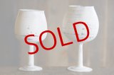 画像: 大澤哲哉　ワイングラス　白　Wine glass white
