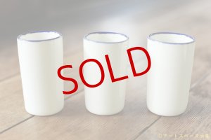 画像: 大園篤志　コップ　白に瑠璃