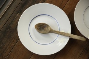 画像: 大園篤志　絵付リム皿　特大【アソート作品】