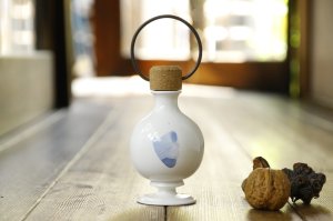 画像: 大園篤志　栓付徳利　絵付