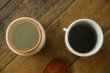 画像4: 大園篤志　カトラリースタンド　大　白に赤茶／墨貫入 (4)