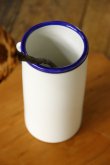 画像5: 大園篤志　カトラリースタンド　大　白に瑠璃 (5)