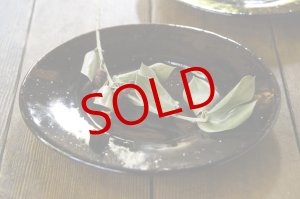 画像: 大園篤志　リム皿　中　鉄黒【アソート作品】