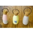 画像3: 大園篤志　塩壺　ピンクと墨貫入／イエローに瑠璃／墨貫入 (3)