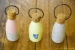 画像3: 大園篤志　塩壺　ピンクと墨貫入／イエローに瑠璃／墨貫入 (3)