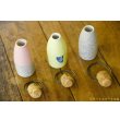 画像7: 大園篤志　塩壺　ピンクと墨貫入／イエローに瑠璃／墨貫入 (7)